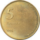 Monnaie, Slovénie, 5 Tolarjev, 1996, SPL+, Nickel-brass, KM:32 - Slowenien