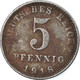 Monnaie, GERMANY - EMPIRE, 5 Pfennig, 1918, Berlin, TTB, Iron, KM:19 - 5 Rentenpfennig & 5 Reichspfennig