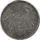 Monnaie, GERMANY - EMPIRE, 5 Pfennig, 1919, Stuttgart, TB+, Iron, KM:19 - 5 Rentenpfennig & 5 Reichspfennig