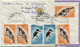 NOUVELLE-ZELANDE THEME OISEAUX LETTRE PAR AVION AVEC AFFR. COMPL. AU DOS DEPART MASTERTON 6 SEP 60 N .Z POUR LA FRANCE - Lettres & Documents