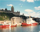 Québec - Sur Le St Laurent - Bateau Des Douanes Canadiennes - Douane - Douaniers - Chateau De Frontenac - Photo - Canada - Québec - Château Frontenac