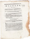 Decret De La Convention Nationale, Des 13e Jour De Brumaire & 11e Jour Du 2e Moi De L'an 2 De La Rép - Décrets & Lois