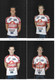 Fiche Sports: Cyclisme, Equipe Professionnelle Chocolade Jacques-Wincor (Belgique) Année 2002 - 24 Fiches Avec Publicité - Sport