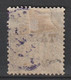 TAHITI - N°24 Obl (1893) 15c Bleu (signé Brun) - Usati