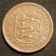 GUERNESEY - ½ - 1/2 NEW PENNY 1971 - Elizabeth II - KM 20 - GUERNSEY - Guernesey