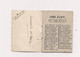 PETIT CALENDRIER AGENDA BIJOU - 1883 - PAPETERIE DUBOIS à Rennes -Appt à De KERVERS - + PLAN DE TABLE Baronne De SERRET - Petit Format : ...-1900