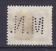 Denmark Perfin Perforé Lochung (M26) 'M.N.' Marius H. Nielsen 1921 Mi. 124   40 Øre Chr. X. ERROR Variety 'Broken Lines' - Errors, Freaks & Oddities (EFO)