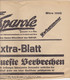 DEUTSCHLAND --  WW2  --  ,, VOLKSPAROLE ,,  -- EXTRA - BLATT TAGESZEITUNG DES GAUES DUSSELDORF DER NSDAP- 1932 - Duits