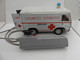 Joustra : Très Rare Peugeot J7 Ambulance Année 65/70 Télécommandé Marche Av Et Ar Gyrophare Tout Fonctionne-Superbe état - Modelli Dinamici (radiocomandati)