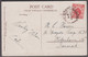 1913. HONG KONG. Georg V FOUR CENTS. On Post Card With Beautiful Ship Motive Cargo Ju... (Michel 100) - JF412619 - Ongebruikt