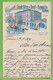 Torino - Grand Hôtel De Turin Et Trombetta Gruss Aus  Gare Ferrovia Tramway Railway Philately Italia - Wirtschaften, Hotels & Restaurants