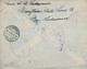 1920 PERÚ , SOBRE CERTIFICADO ENTRE MIRAFLORES / LIMA Y LEIPZIG VIA PANAMÁ . LLEGADA AL DORSO. - Pérou