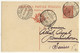 ITALIE / ITALIA 1912 (29-6) Annullo " AMB. ROMA-FIRENZE-MILANO 4 / (E) " Su Cartolina Postale Da Roma Alla Svizzera - Marcophilie