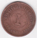 Straits Settlements 1 Cent 1901 Victoria , En Bronze , KM# 16 - Malaysie