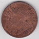 Straits Settlements 1 Cent 1872 H Heaton. Victoria, En Bronze, Frappe Monnaie, Rare , Fauté - Malesia