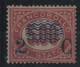 1878 Servizio Di Stato 2 C. Su 5,00 Nuovo MNH - Mint/hinged