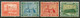 SAAR 1923 Definitives Wuth Changed Colours MH / *.  Michel 98-101 - Unused Stamps