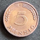 Coin Germany Moeda Alemanha 1950 5 Pfennig G 1 - 5 Pfennig