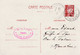 Carte Postale Entier Postal Maréchal Petin 1f 20 Marron ( Guerre 1939.45 ) DOUE LA FONTAINE à TAUVES - Cartes Postales Repiquages (avant 1995)