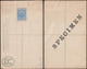 St Kitts 1903. Entier Postal Specimen. Erreur, Christophe Colomb Regarde Dans Une Lunette Alors Inexistante - Erreurs Sur Timbres