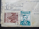 Bulgarien 1941 Luftpost Nr. 382 Flugzeuge Und Landschaften MiF OKW Zensur / Mehrfachzensur Einschreiben Sofia - Covers & Documents