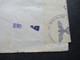 Delcampe - Bulgarien 1941 Luftpost Nr. 382 Flugzeuge Und Landschaften MiF OKW Zensur / Mehrfachzensur Einschreiben Sofia - Cartas & Documentos