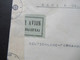 Bulgarien 1940 Luftpost OKW Zensur / Mehrfachzensur Flugzeuge Und Landschaften Nr. 380 (2) MeF Plovdiv - Dresden - Briefe U. Dokumente