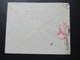 Bulgarien 1940 Luftpost OKW Zensur / Mehrfachzensur Flugzeuge Und Landschaften Nr. 380 (2) MeF Plovdiv - Dresden - Covers & Documents