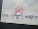 USA 1941 Zensurbeleg / Mehrfachzensur OKW Zensurstreifen Geöffnet Trans Atalantic Air Mail Cliffside Park - Bremen - Brieven En Documenten