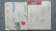 Lot De 15 Courriers D' Oran, Camp De Nouvion -  Cachet Hexagonal + Timbres Taxe 1946 - 47 - Aéreo