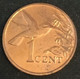 TRINIDAD AND TOBAGO - 1 CENT 1995 - Oiseau Colibri - KM 29 - Trinité-et-Tobago - Trinité & Tobago