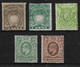 BRITISH EAST AFRICA + EAST AFRICA AND UGANDA PROTECTORATES SMALL MOUNTED MINT COLLECTION SG 4b,5b,65,1,34 Cat £18+ - Other & Unclassified