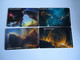 GREECE  USED 4 CARDS  PLANET  SPACE 2 SCAN - Raumfahrt