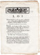 Loi. Donné à Paris , Le 9 Mai 1792 , L'an 4e . De La Liberté - - Décrets & Lois