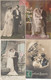 Hommes Femmes En Mariés Lot 8 Cartes - Couples