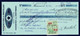 VP REçU BANCAIRE 1932 (V2030) BLUE STAR (2 Vues) Banque National De Belgique - Perforé Payé - Textile & Vestimentaire