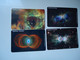 GREECE USED CARDS SET 4 PLANET   SPACE - Ruimtevaart