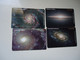 GREECE USED CARDS SET 4 PLANET   SPACE - Spazio