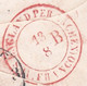 Delcampe - 1852 - Prepaid Cover From Winchester, England To Aix La Chapelle Aachen, Germany And Not France - Transit Cancel - Marcophilie