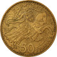 Monnaie, Monaco, Rainier III, 50 Francs, Cinquante, 1950, Monaco, TTB+ - 1949-1956 Francos Antiguos