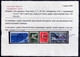 ITALIA REGNO ITALY KINGDOM 1944 RSI GNR G.N.R. POSTA AEREA AIR MAIL SERIE COMPLETA SET USATA USED OBLITERE' CERTIFICATA - Luftpost