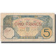 Billet, French West Africa, 5 Francs, 1926, 1926-02-17, KM:5Bc, TB - West African States