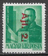 Hungary 1946. Scott #F2 (M) Arthur Görgei - Dienstmarken