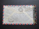 USA 1947 Zensurbeleg Air Mail Nach Berlin Neukölln US Civil Censorship Passed 30172 Und Verschlussstreifen Opened By - Covers & Documents