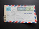 USA 1940 Zensurbeleg Air Mail OKW Mehrfachzensur Mit Flugpostmarken Nr. 400 Und Landkarte Nr. 300 MiF - Brieven En Documenten