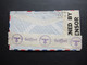 USA 1940 Zensurbeleg Air Mail OKW Mehrfachzensur Mit Flugpostmarken Nr. 400 Und Landkarte Nr. 300 MiF - Cartas & Documentos