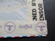 USA 1940 Zensurbeleg Air Mail OKW Mehrfachzensur Mit Flugpostmarken Nr. 400 Und Landkarte Nr. 300 MiF - Brieven En Documenten