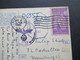 USA 1940 Zensurbeleg AK US Capitol Washington DC OKW Mehrfachzensur Mit 5 Stempeln + Passed P.41 US Zensur - Cartas & Documentos