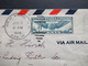 USA 1940 Zensurbeleg Air Mail Flugpost OKW Zensur Flugpostmarke Trans Atlantic Nr. 450 EF Randstück - Lettres & Documents