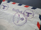 USA 1940 Zensurbeleg Air Mail Flugpost OKW Zensur Flugpostmarke Trans Atlantic Nr. 450 EF Randstück - Covers & Documents